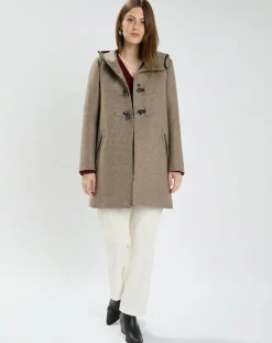 Zapa Manteaux|Manteau en Laine mélangée Meros beige