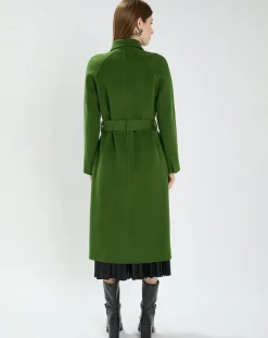 Tara Jarmon Manteaux|Manteau en Laine mélangée Mandy cactus