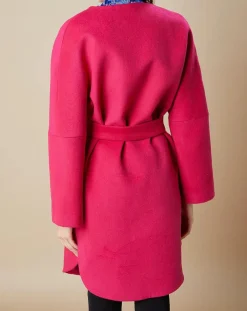 Belair Manteaux|Manteau en Laine mélangée Mika rose