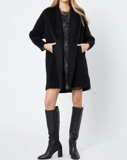 Molly Bracken Manteaux|Manteau façon peignoir noir