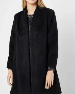 Molly Bracken Manteaux|Manteau façon peignoir noir