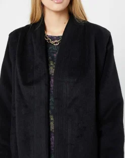 Molly Bracken Manteaux|Manteau façon peignoir noir