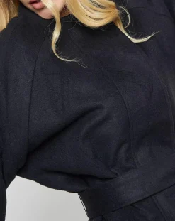 Karl Marc John Manteaux|Manteau Livia ample noir