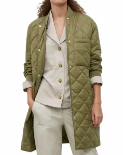 Marc O'Polo Manteaux|Manteau long matelassé kaki