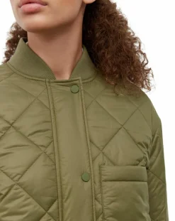 Marc O'Polo Manteaux|Manteau long matelassé kaki