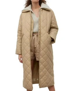 Marc O'Polo Manteaux|Manteau long matelassé Oversize beige