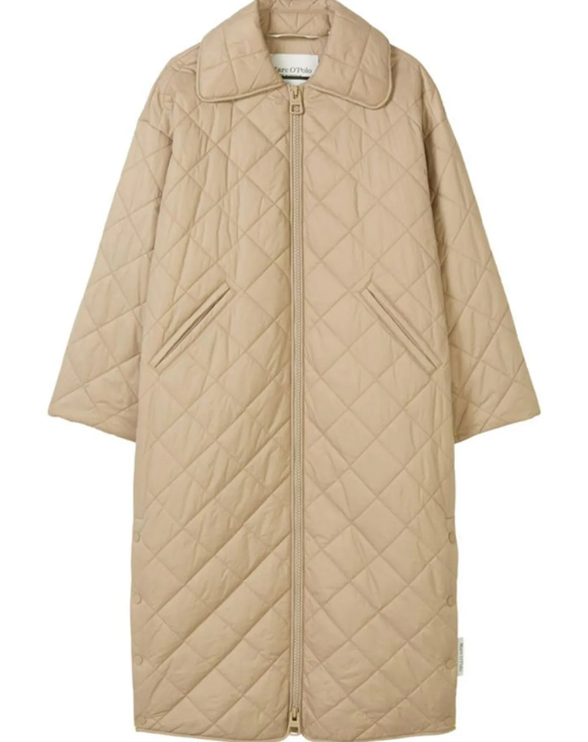 Marc O'Polo Manteaux|Manteau long matelassé Oversize beige