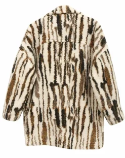 See u Soon Manteaux|Manteau Nora blanc/khaki