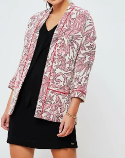 La Petite Francaise Vestes, Blousons|Manteau Rubis hawai rouge