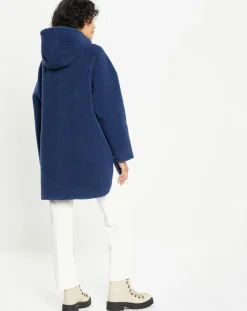 Lou Andrea Manteaux|Manteau réversible en Fausse Fourrure Avi Mont indigo