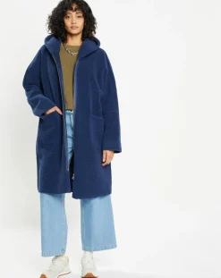 Lou Andrea Manteaux|Manteau réversible en Fausse Fourrure 319 Mont indigo