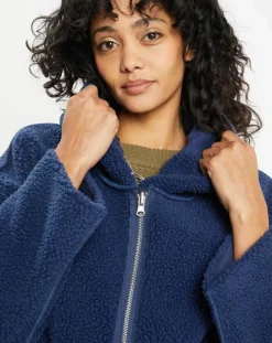 Lou Andrea Manteaux|Manteau réversible en Fausse Fourrure 319 Mont indigo