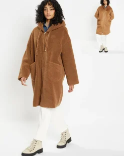Lou Andrea Manteaux|Manteau réversible en Fausse Fourrure 319S Mont toffee