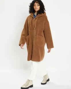Lou Andrea Manteaux|Manteau réversible en Fausse Fourrure 319S Mont toffee