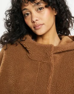 Lou Andrea Manteaux|Manteau réversible en Fausse Fourrure Happy toffee