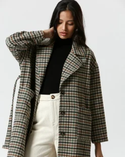 The Korner Manteaux|Manteau Senda multicolore