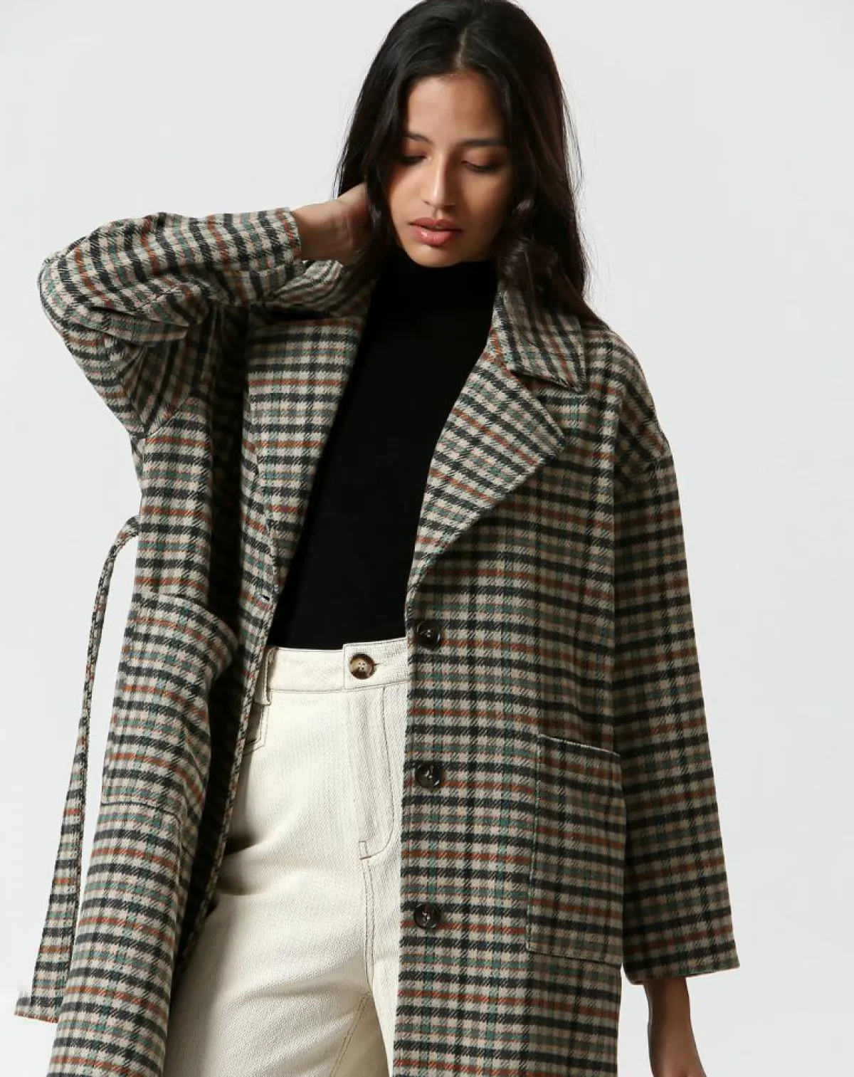 The Korner Manteaux|Manteau Senda multicolore