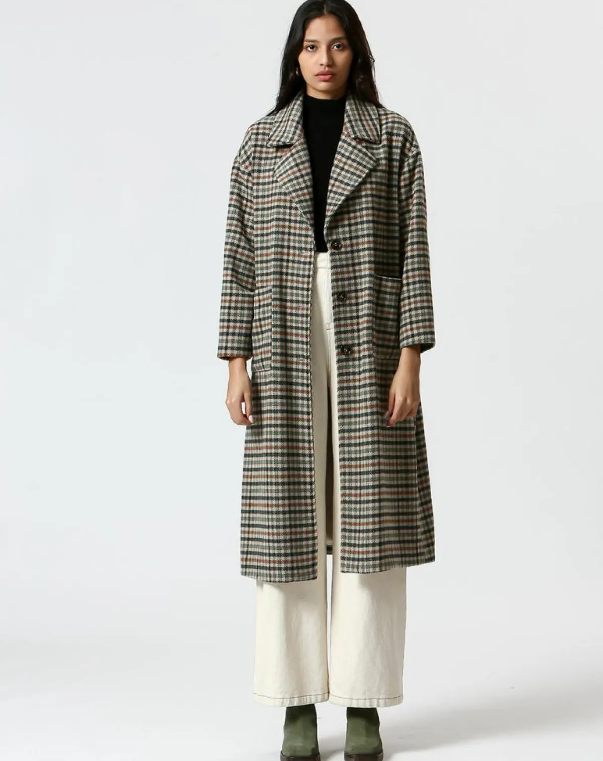 The Korner Manteaux|Manteau Senda multicolore