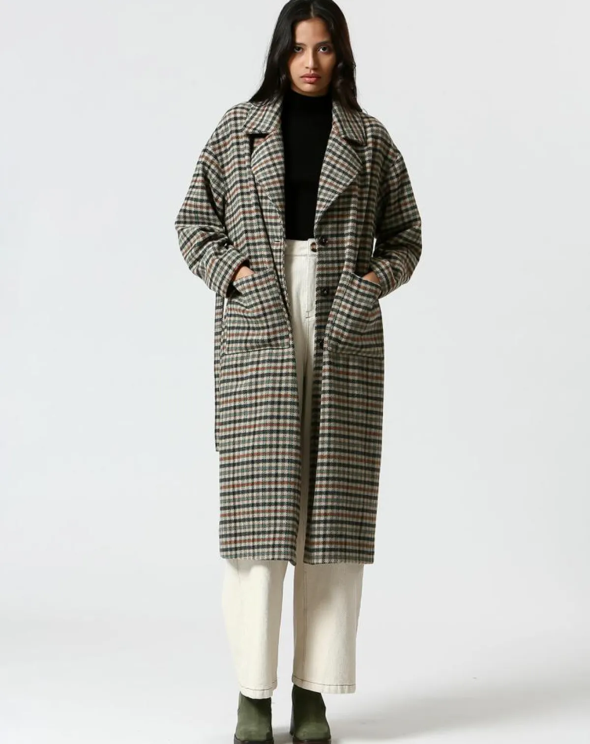 The Korner Manteaux|Manteau Senda multicolore