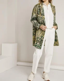 See u Soon Manteaux|Manteau Victoria à motifs vert