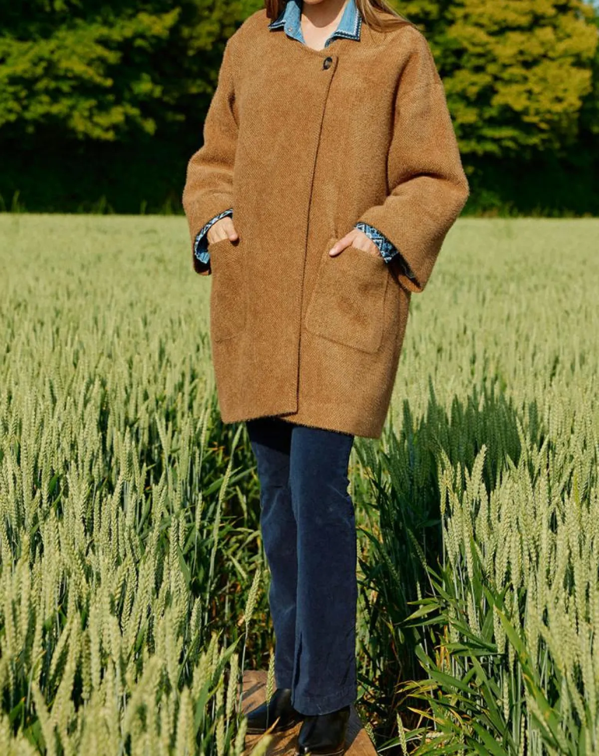 Lauren Vidal Vestes, Blousons|Manteau Zana camel