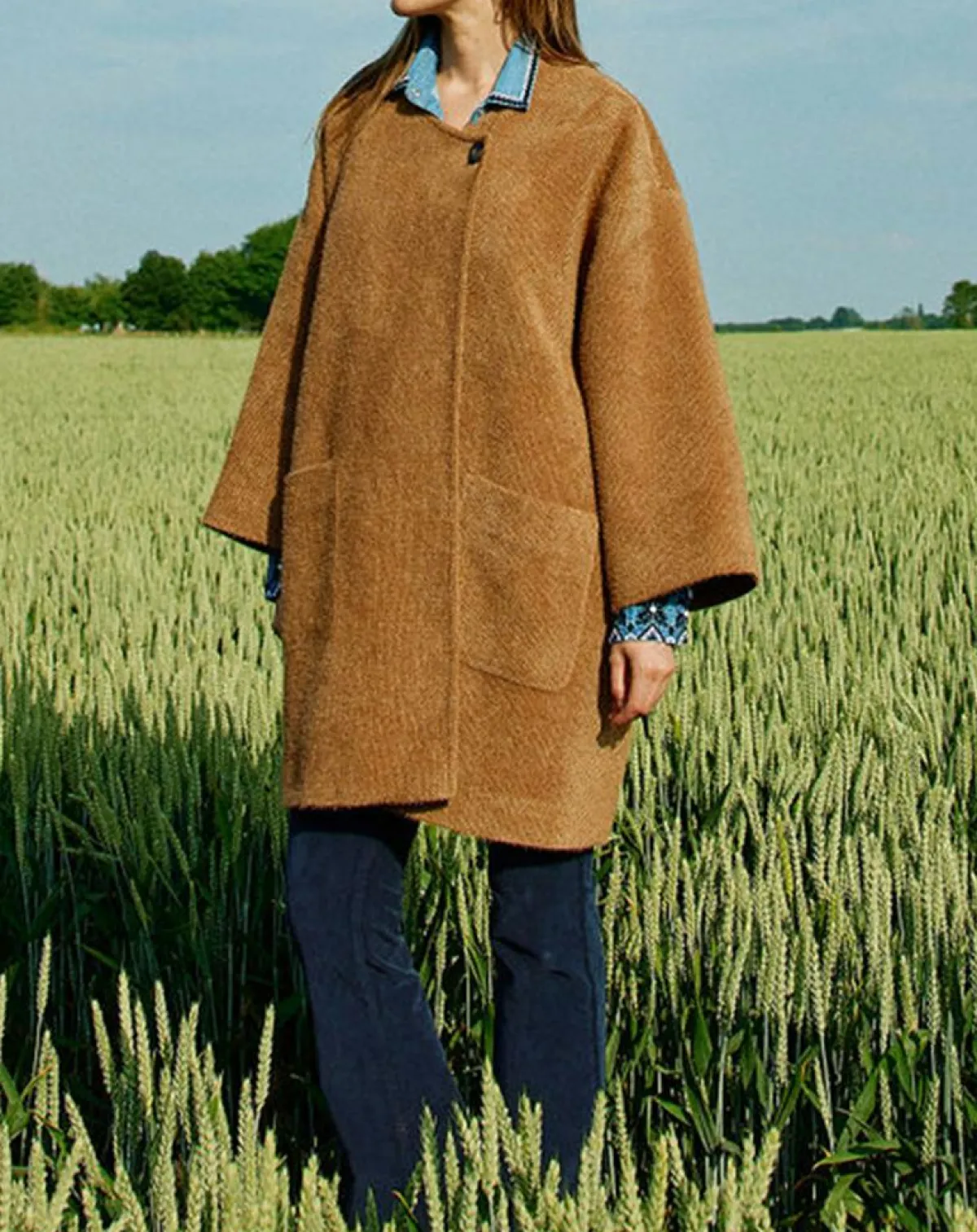 Lauren Vidal Vestes, Blousons|Manteau Zana camel
