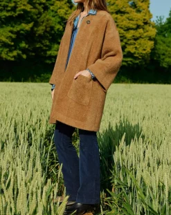 Lauren Vidal Vestes, Blousons|Manteau Zana camel