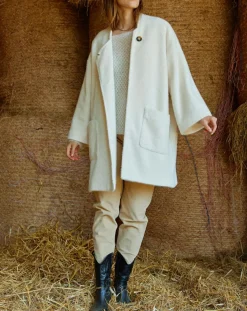 Lauren Vidal Vestes, Blousons|Manteau Zana crème