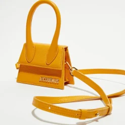 Jacquemus Sacs|Micro sac à main en Cuir Le Chiquito orange - 12x9 cm