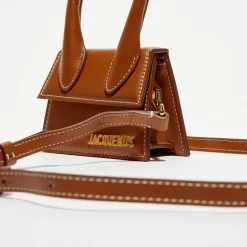 Jacquemus Sacs|Micro sac à main en Cuir Le Chiquito marron - 12x9 cm