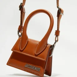 Jacquemus Sacs|Mini sac à main en Cuir Le Chiquito marron - 12x6 cm