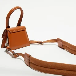 Jacquemus Sacs|Mini sac à main en Cuir Le Chiquito marron - 12x6 cm
