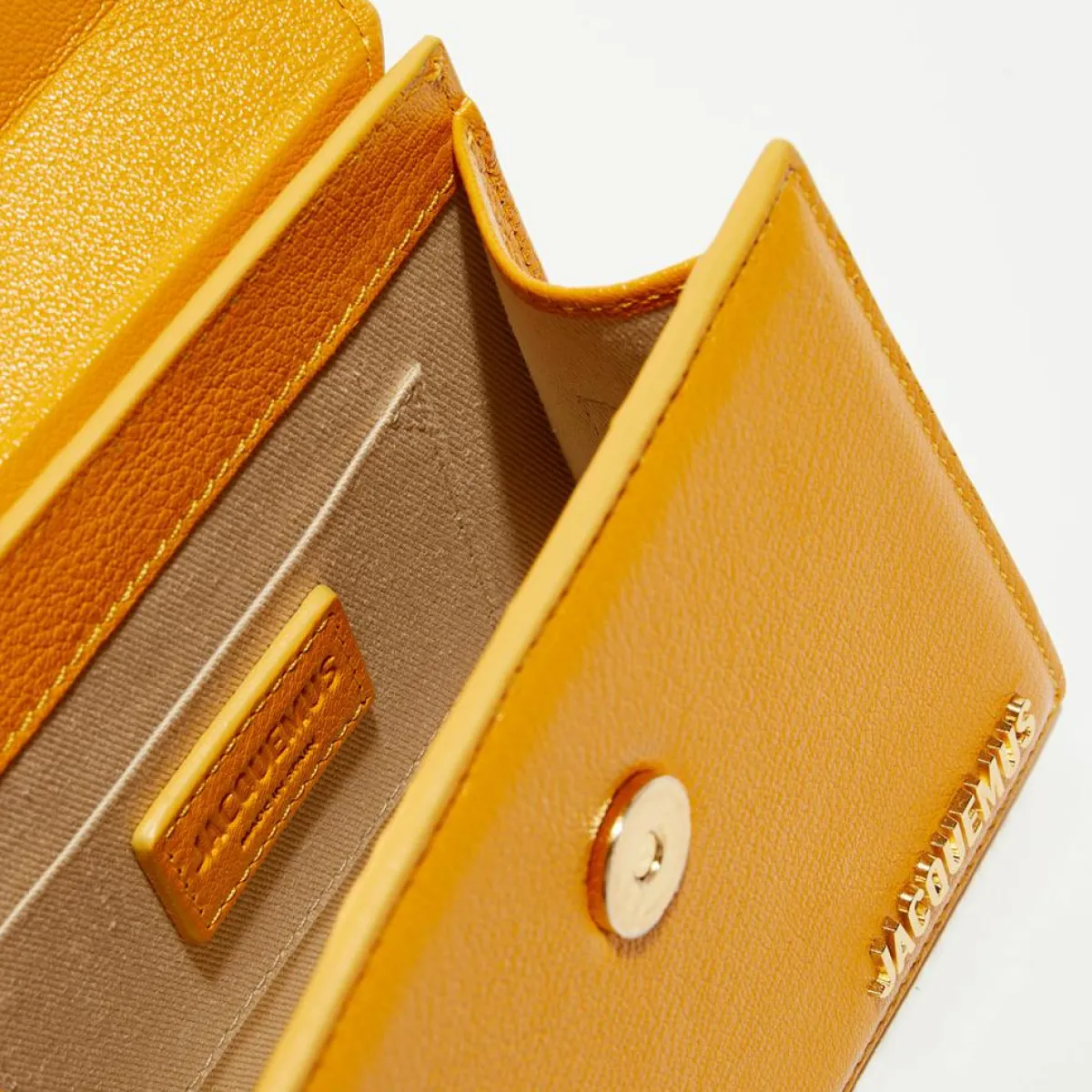 Jacquemus Sacs|Mini sac à main en Cuir Le Chiquito Noeud orange - 18x13.5 cm