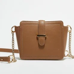 Apologie Studio Sacs|Mini Sac bandoulière en Cuir Lara deserto - 16x13x6 cm