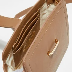 Apologie Studio Sacs|Mini Sac bandoulière en Cuir Lara deserto - 16x13x6 cm