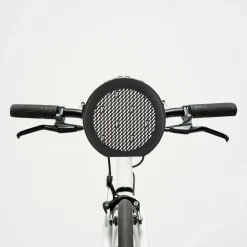 Maison Faret Sacs|Mini Sac en Toile enduite & Cuir Medoc noir/blanc - 13x13x5.5 cm