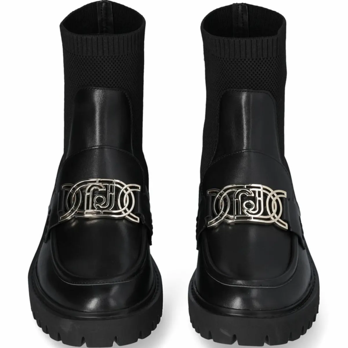 Liu-Jo Mocassins|Mocassins Cora en Cuir noirs - Talon 4.5 cm