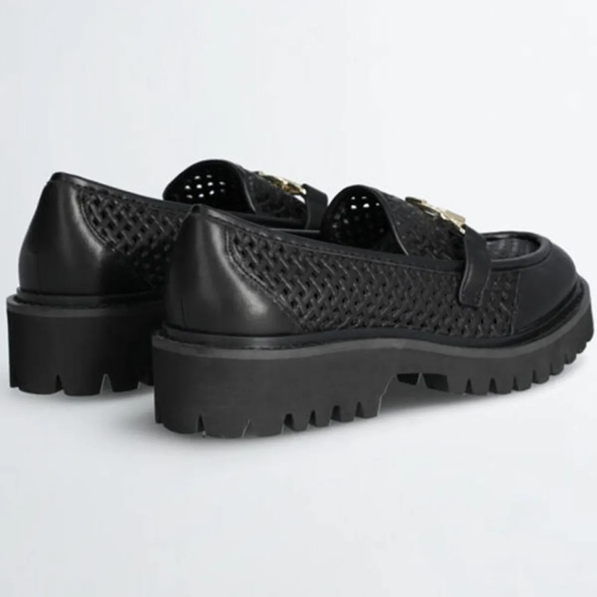 Liu-Jo Mocassins|Mocassins en Cuir Cora noirs