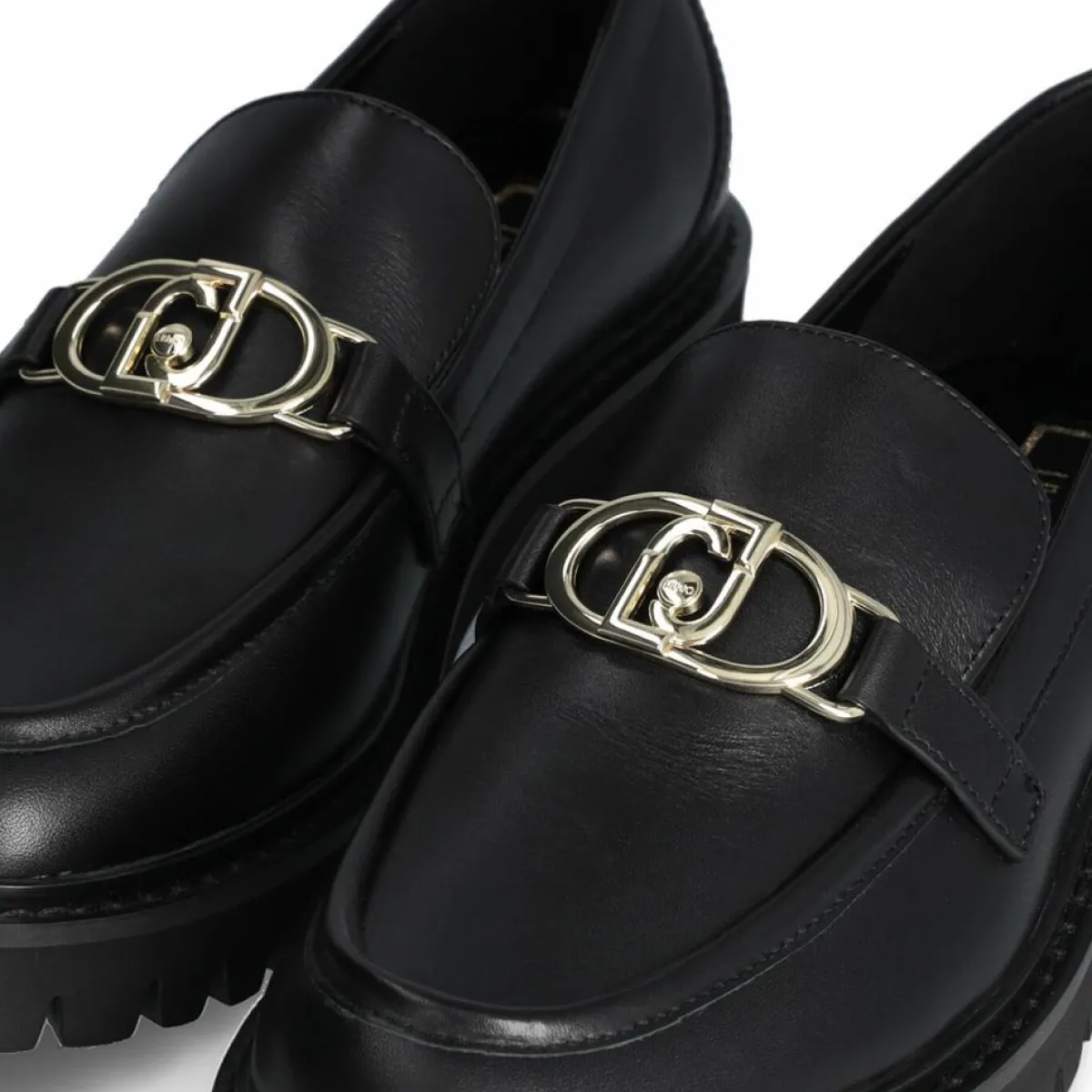 Liu-Jo Mocassins|Mocassins en Cuir Cora noirs
