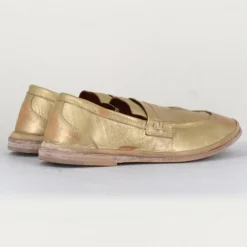 MOMA Mocassins|Mocassins en Cuir dorés