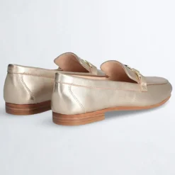 Liu-Jo Mocassins|Mocassins en Cuir Emel dorés
