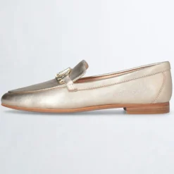 Liu-Jo Mocassins|Mocassins en Cuir Emel dorés