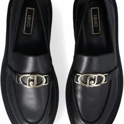 Liu-Jo Mocassins|Mocassins en Cuir Forty noires