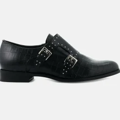 Cosmoparis Derbies|Monks en Cuir Emabi noires