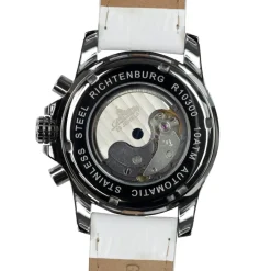 Richtenburg Montres|Montre automatique Femme en Cuir Romantica blanche