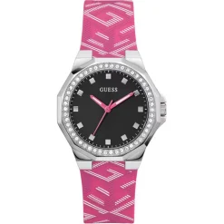 Guess Montres|Montre Femme Avril en Silicone rose