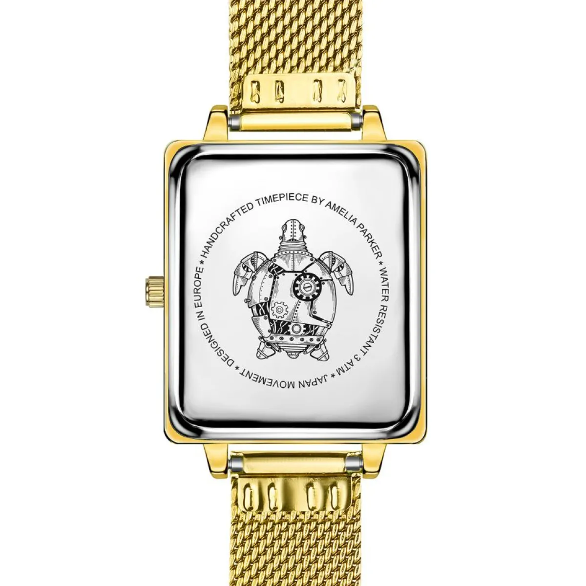 Amelia Parker Montres|Montre Femme Boracay en Acier dorée