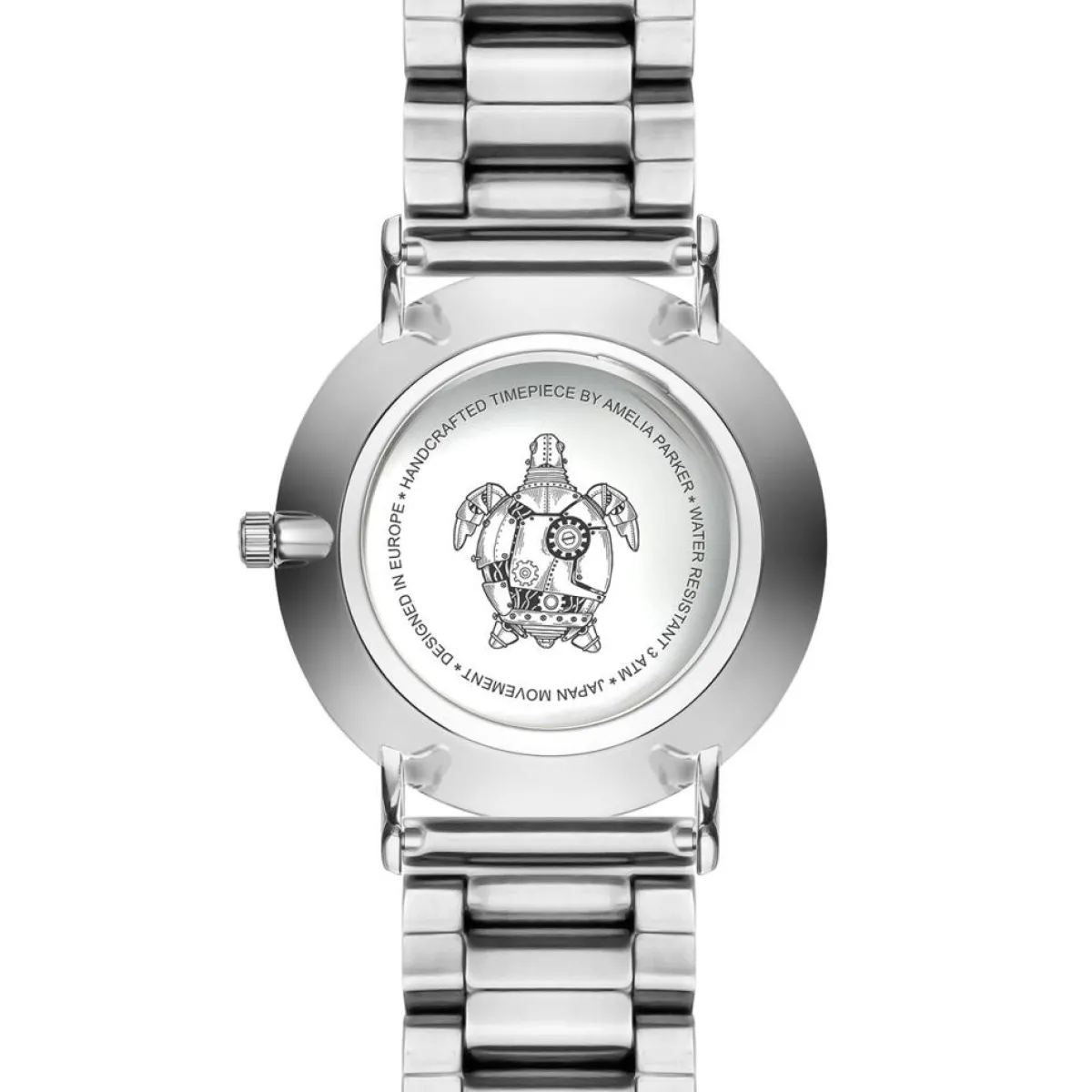 Amelia Parker Montres|Montre Femme Charm en Acier argentée
