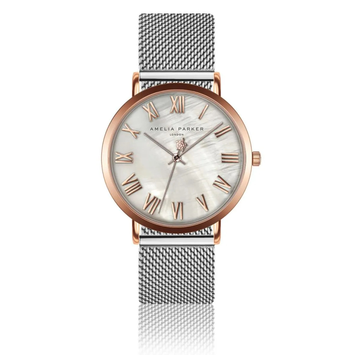 Amelia Parker Montres|Montre Femme Classique en Acier argentée