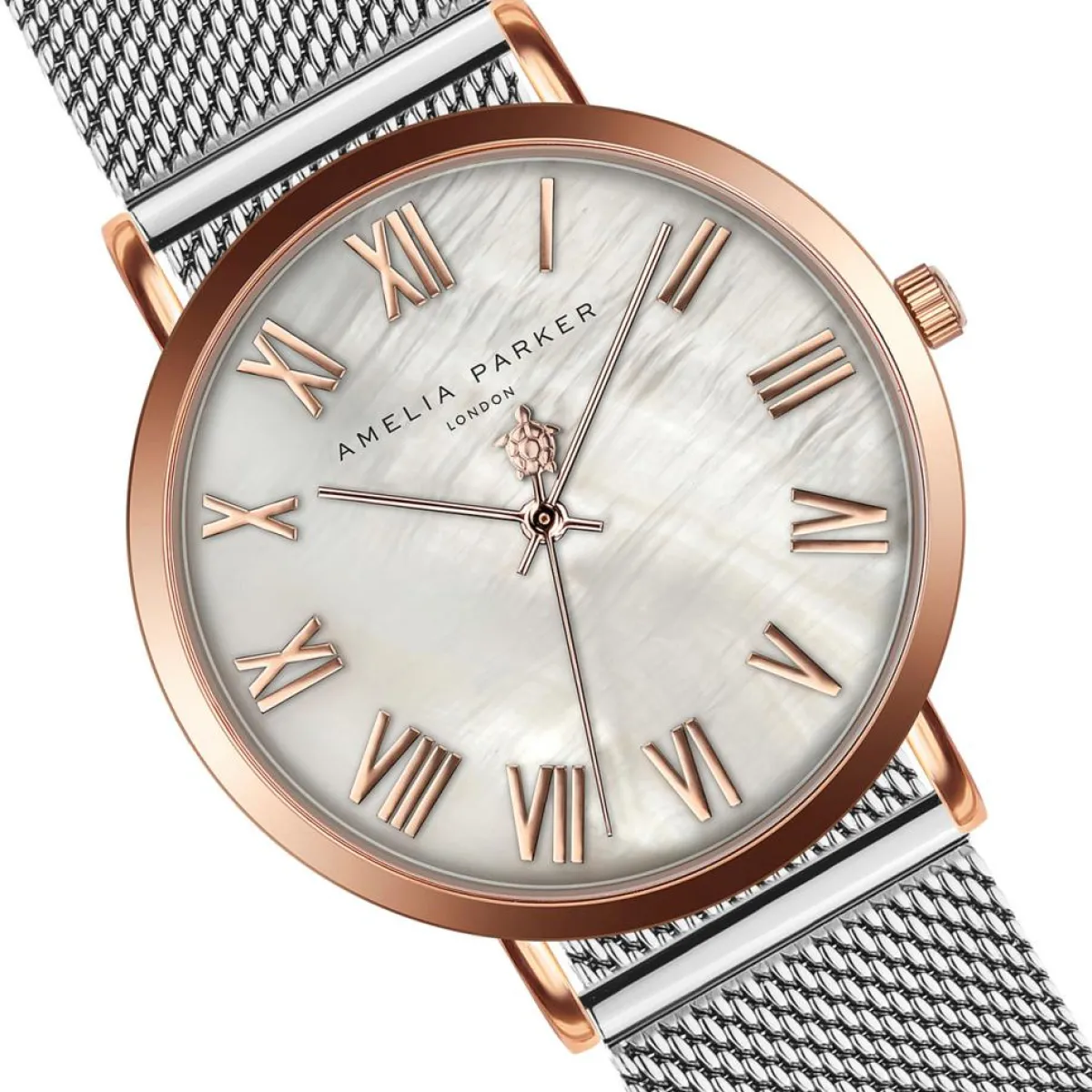 Amelia Parker Montres|Montre Femme Classique en Acier argentée